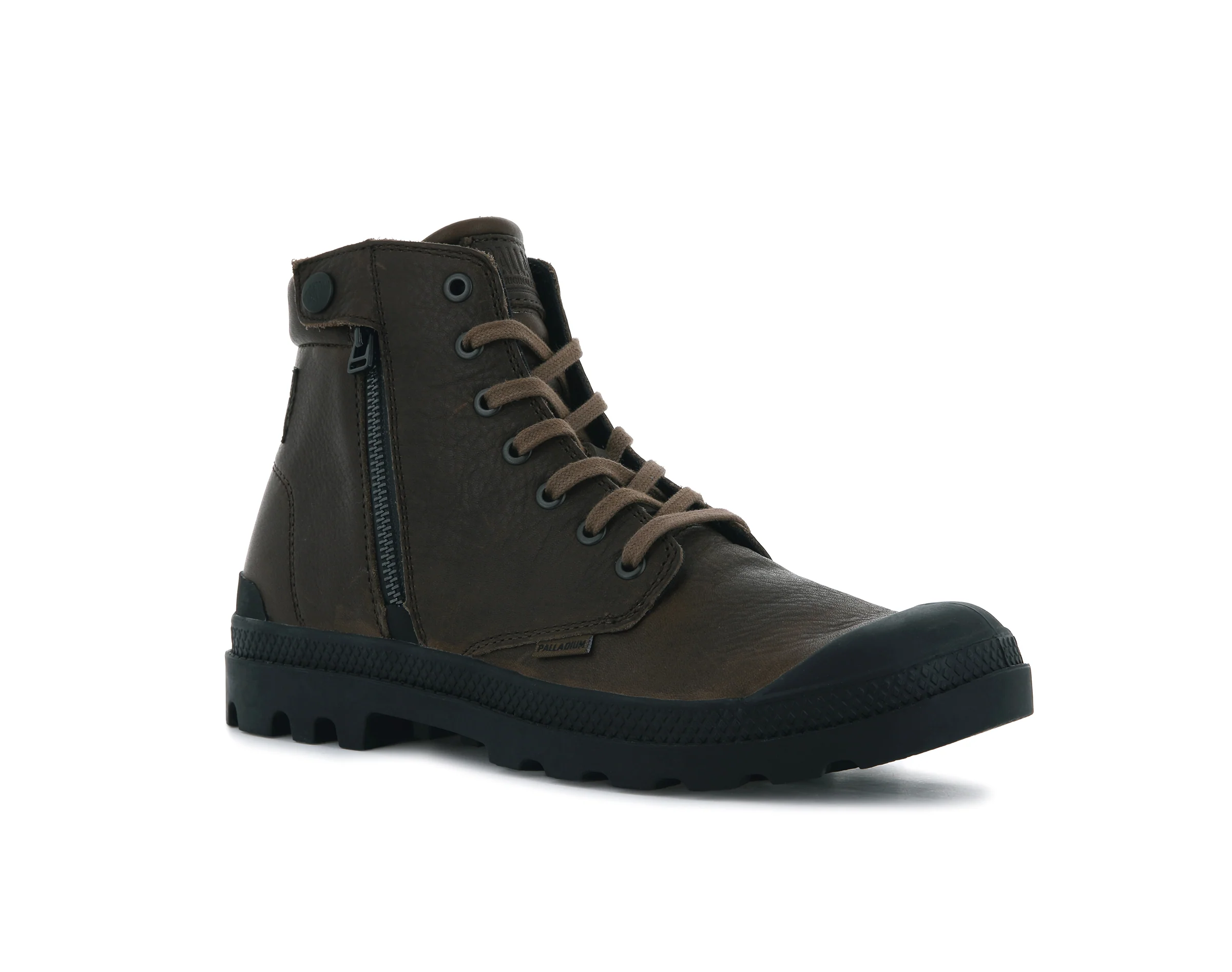 06855-248-M | PAMPA BKR ZIP LEATHER | BISON - Image 2