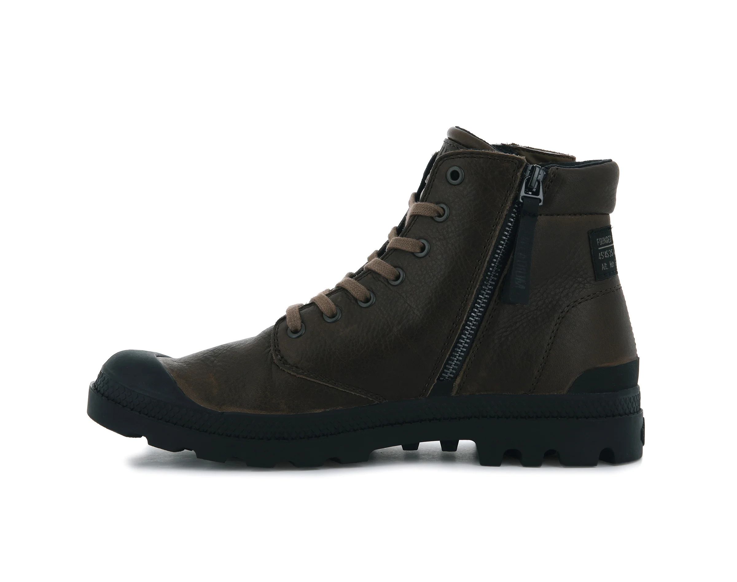 06855-248-M | PAMPA BKR ZIP LEATHER | BISON - Image 4
