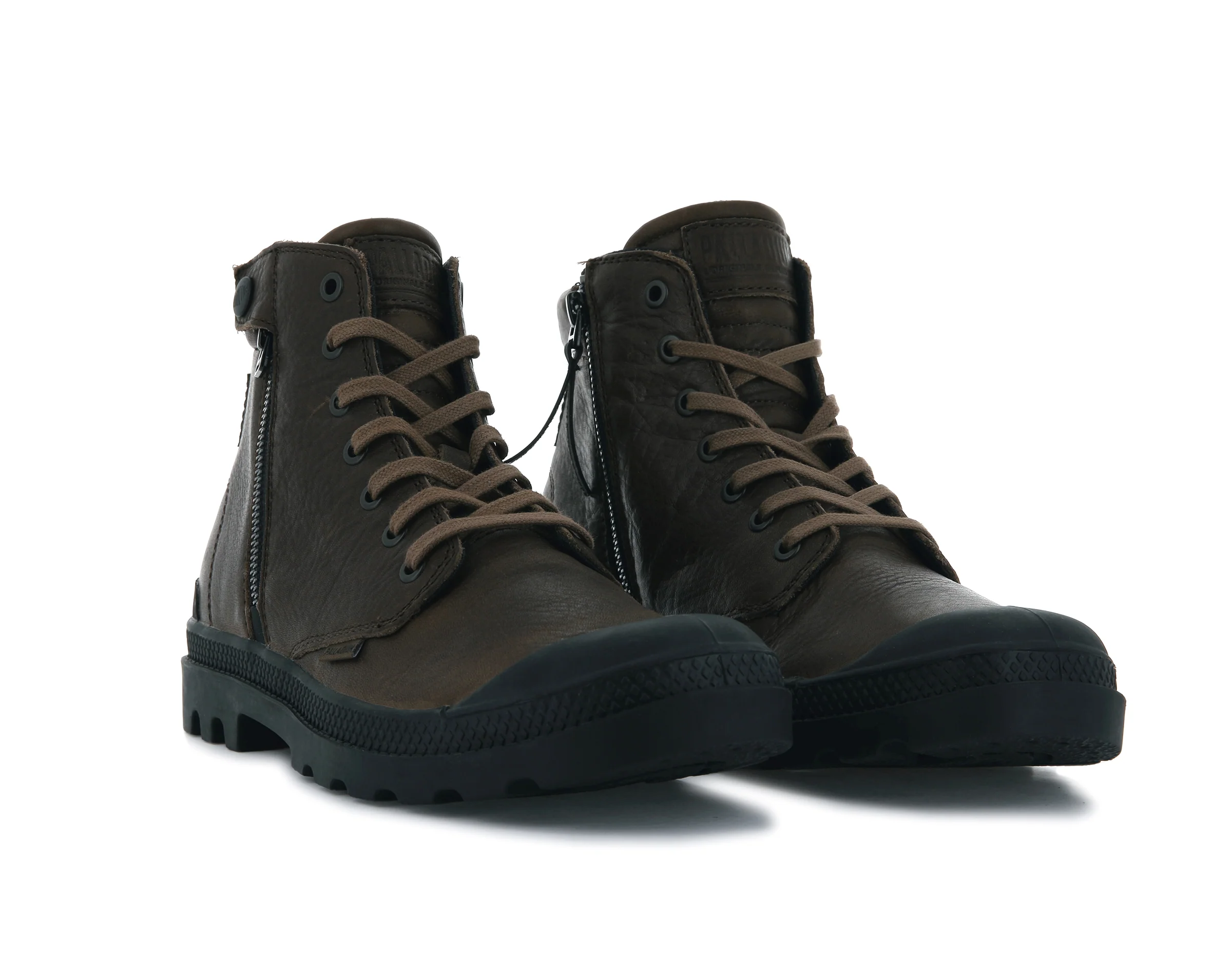 06855-248-M | PAMPA BKR ZIP LEATHER | BISON - Image 6