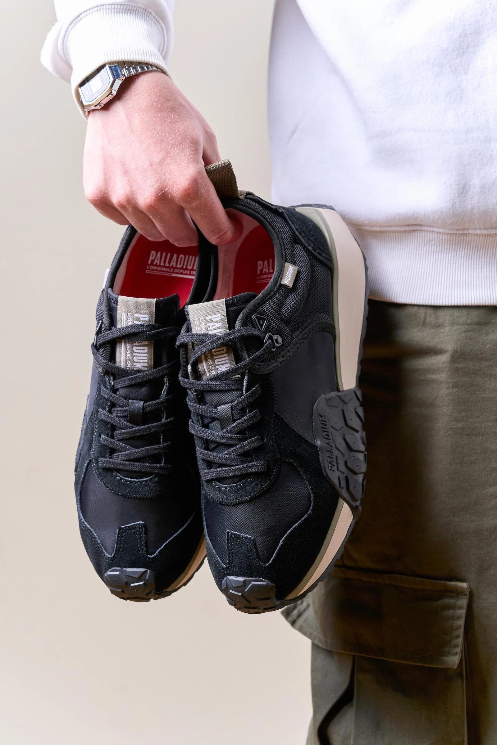 77330-001-M | TROOP RUNNER | BLACK/BLACK - Image 7